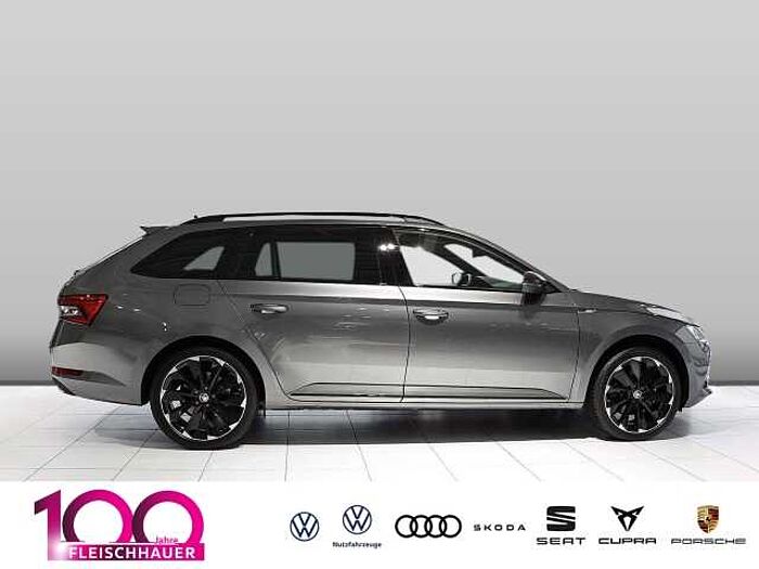 škoda superb combi - graphite grau metallic