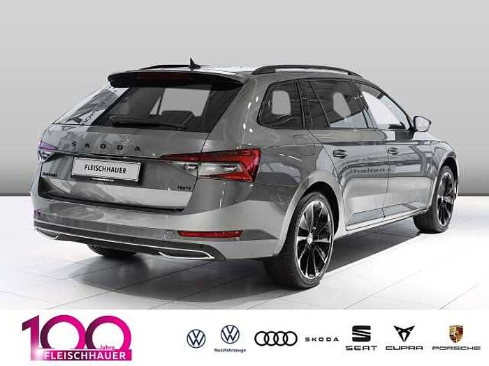 škoda superb combi - graphite grau metallic