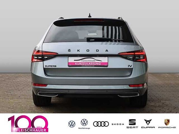 škoda superb combi - business grau metallic