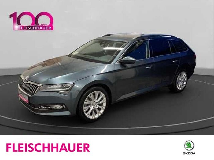 škoda superb combi - quarz-grau metallic